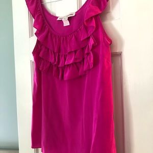 bright pink silt shirt by Amanda Uprichard